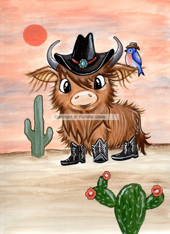 Cowboy Highland Cutie