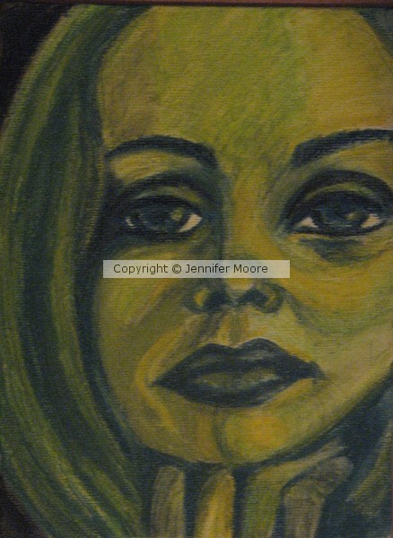 green woman