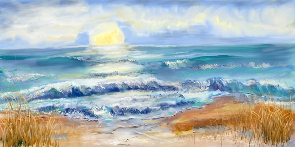 early morn on the sand