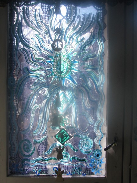 Glass painting/art/