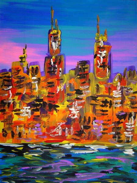Original painting by Eugenia Abramson
