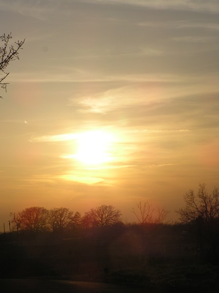 Fading sun