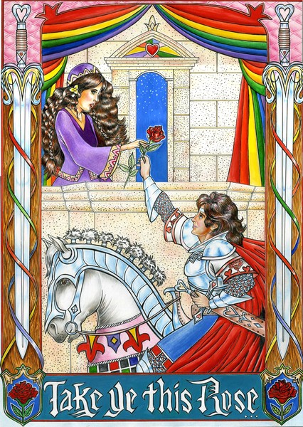 Take ye this Rose-full view