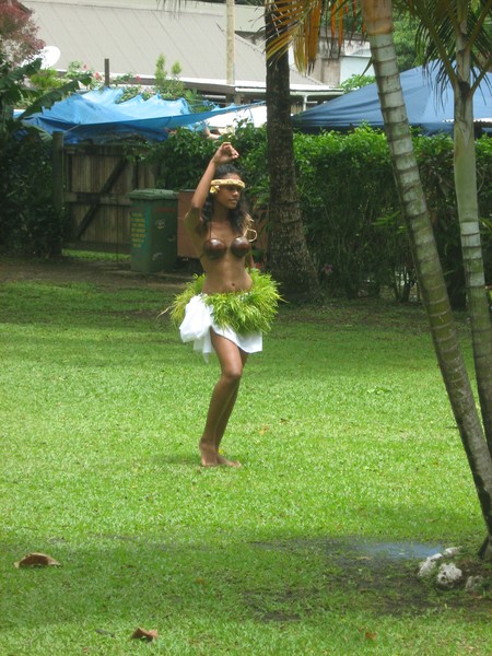 Street dancing in Fiji