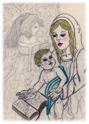 The Nativity with an Angel