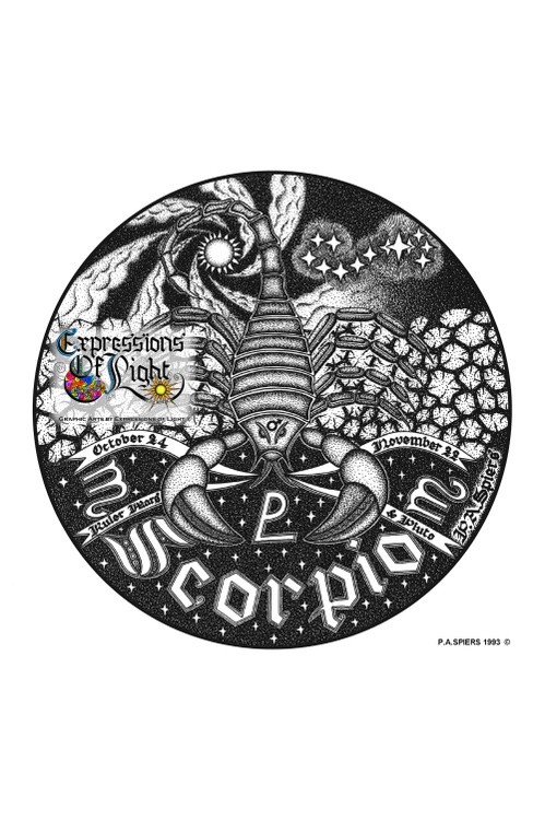 ExpoLight-Graphic-Arts-Zodiac-1993-0008-Scorpio (Pen-&-Ink-Mono-SP)