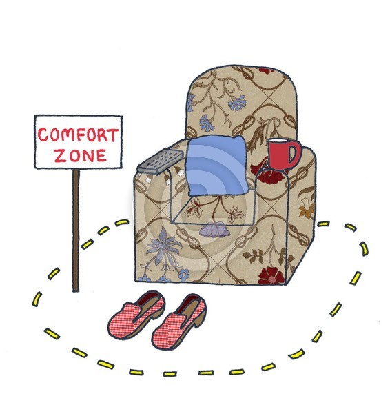 Comfort zone.