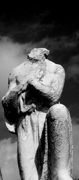 Headless statue