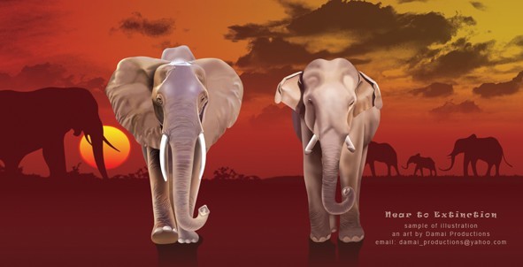 near to extinction