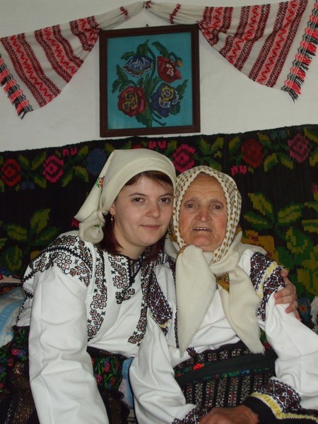 Grandma and granddaughter