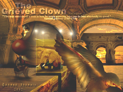 grieved clown