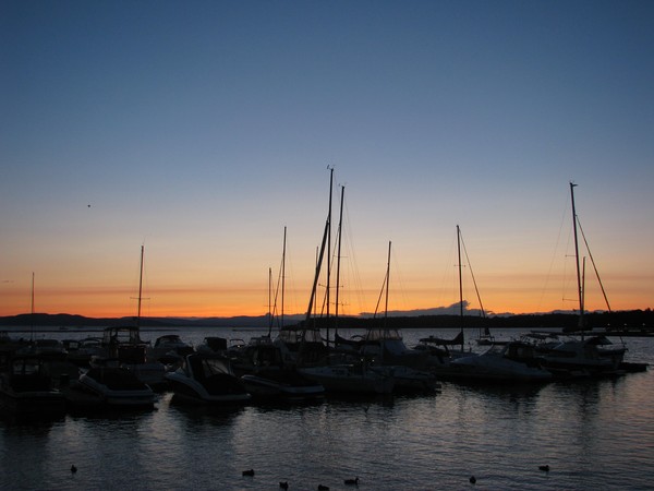 Lake Champlain sunset, Burlington VT
