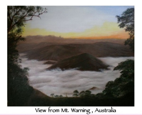View from Mt. Warning, Australia