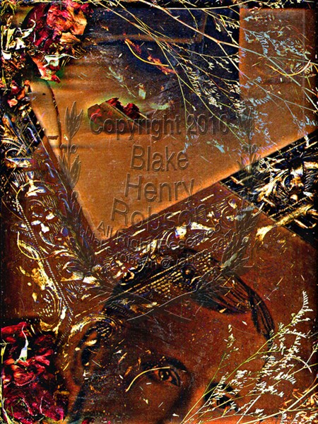 Ancestor and antique frame collage