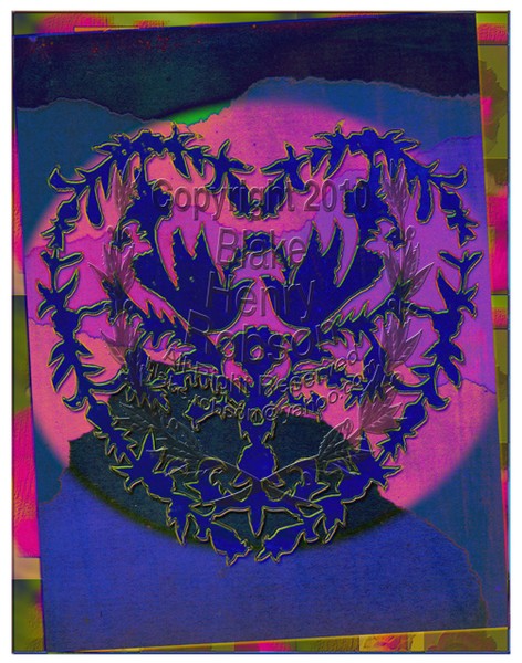Heart Doves Cutout Digital Art