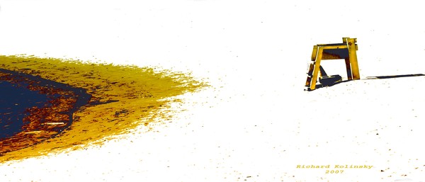 Oil on beach