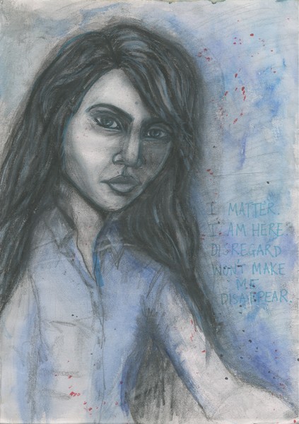 blue girl