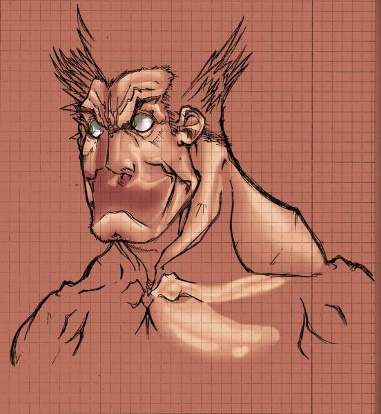 Sketch colored