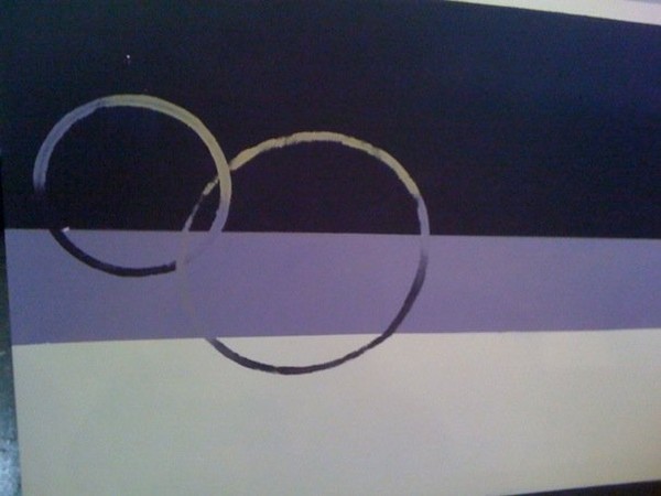Ziebra Piece Sign on canvas