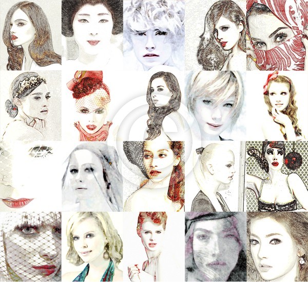 Women Portraits Poster