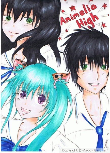 Animelia High Poster