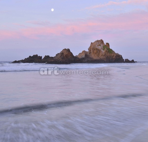 Big Sur Moonset