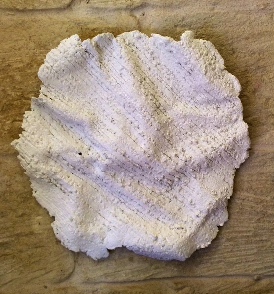 White Shapeless relief