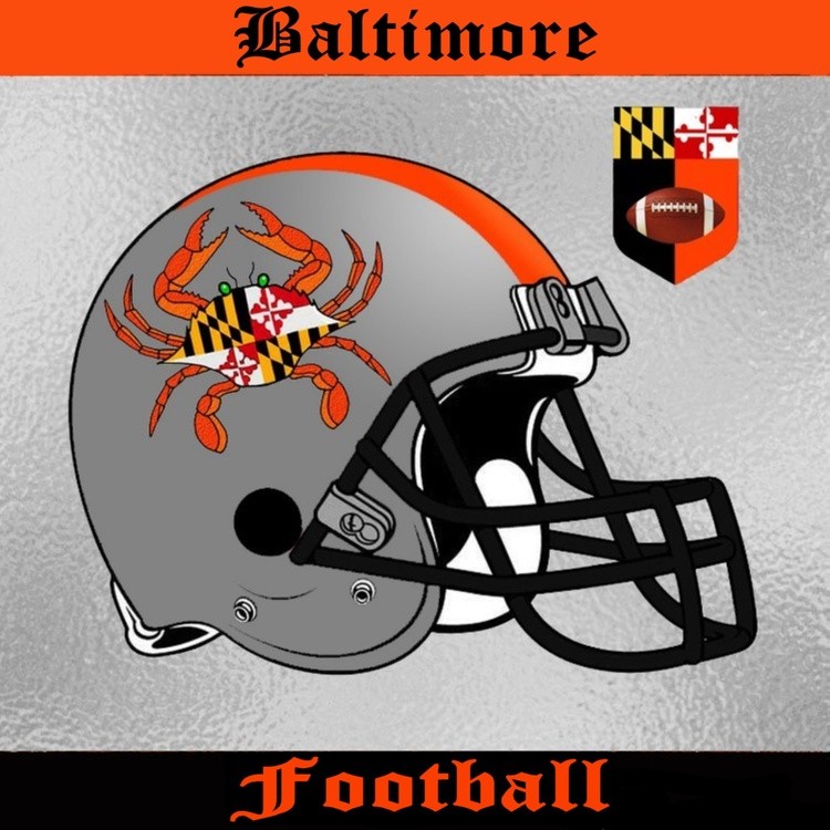 Baltimore Football Helmet 