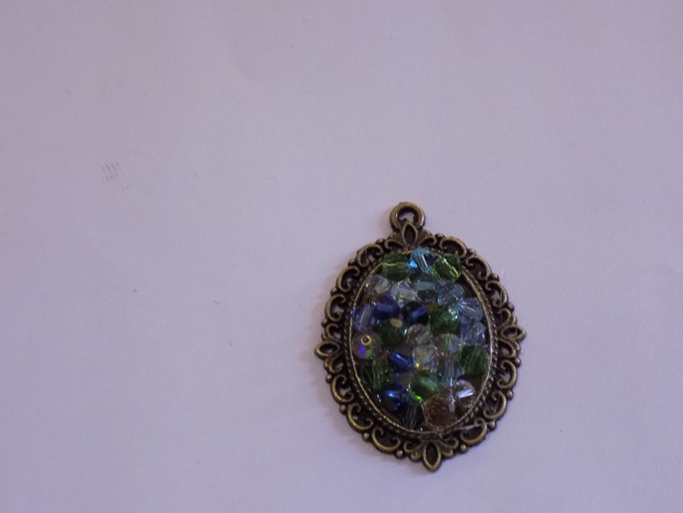 Bronze Pendant Upcycled