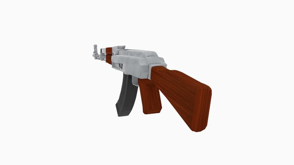 AK47 Low Poly
