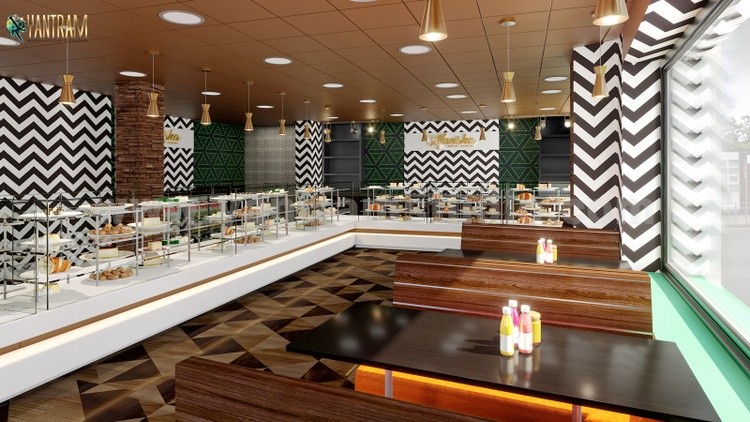 Mansha Sweet Center Design By Yantram Interior Architectural Studio, Cape Town - South Africa