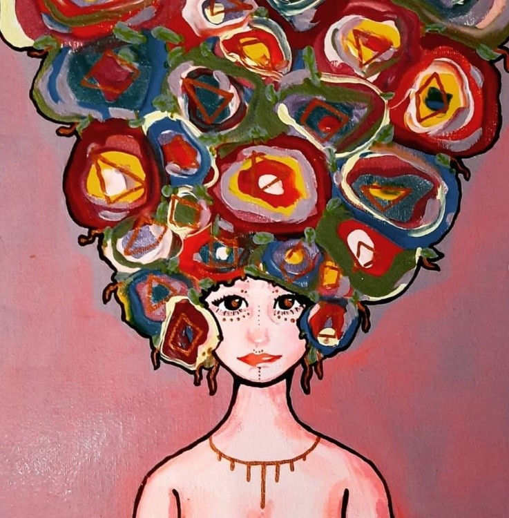 The girl