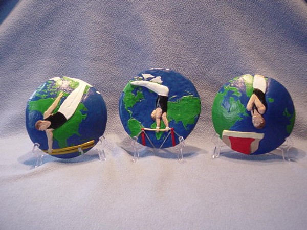 Mens Gymnastics Sculptures 1-3