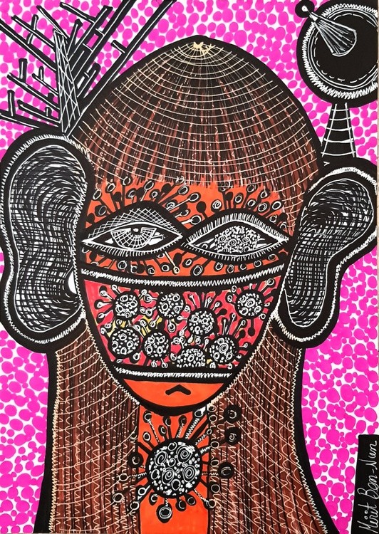 corona virus paintings covid 19 art mirit ben nun israel