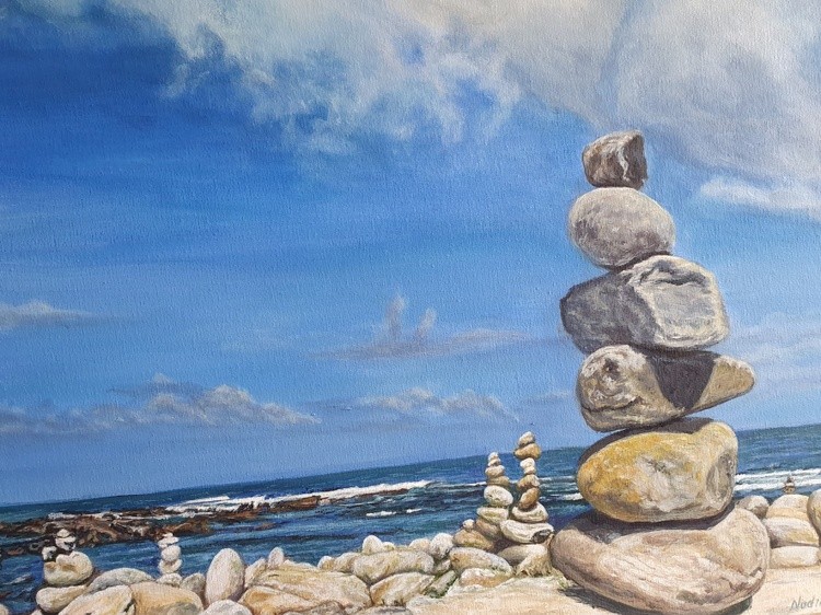 African rocks painting