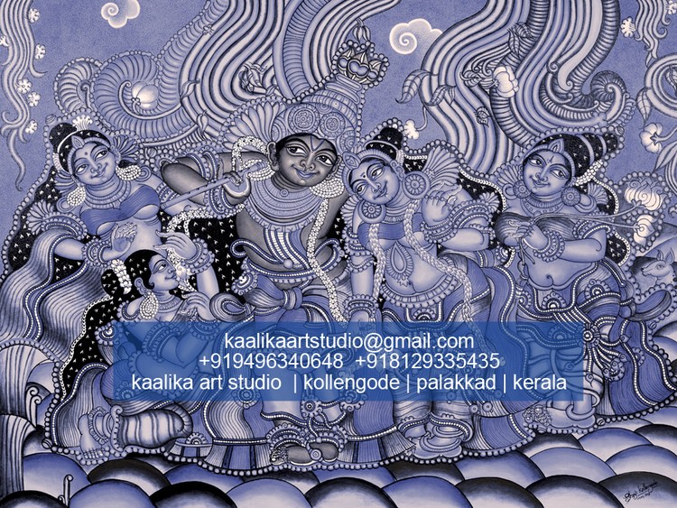 KERALA MURAL KAALIKA ART STUDIO KOLLENGODE PALAKKAD