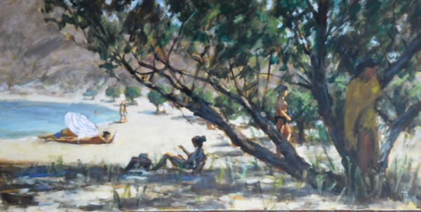 Drying in the shade and bathing in the sun