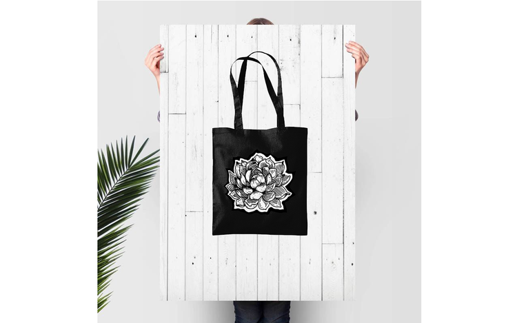 lotus totebag