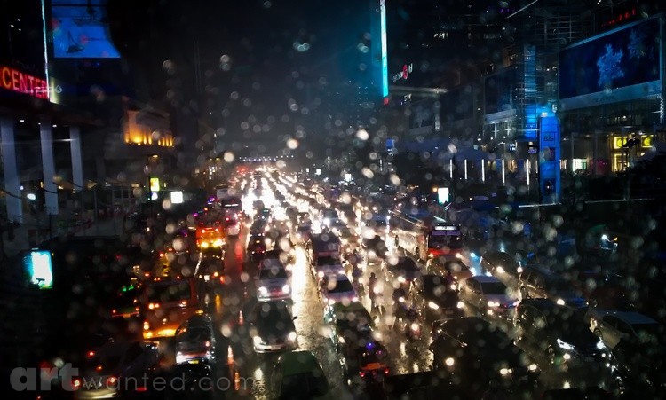 Night street in BKK