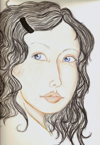girl with black hair