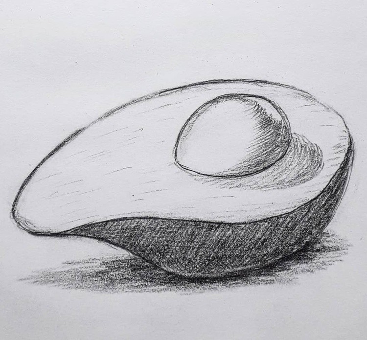 An avocado