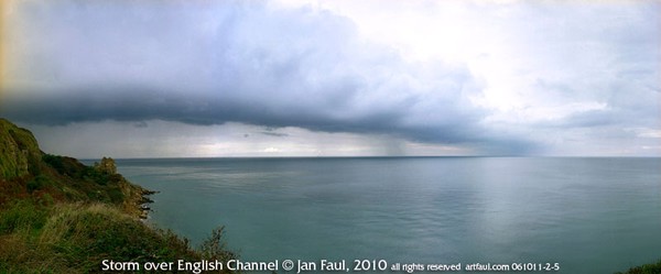Storm over English Channel