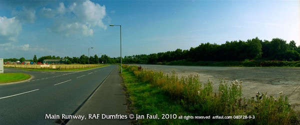 RAF Dumfries main runway