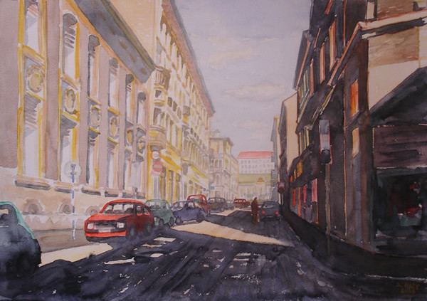 ZAGREB 3 - WATERCOLOUR