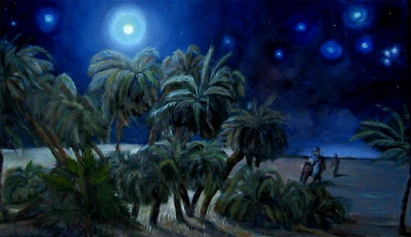 Flight into Egypt, Night