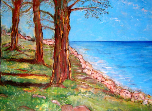 vista del mar