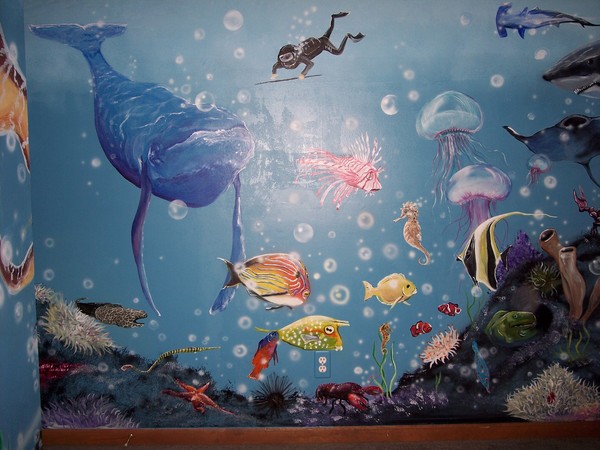 underwater mural