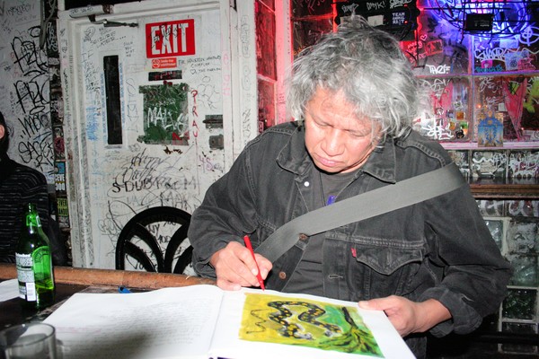 ARTIST AT WORK
