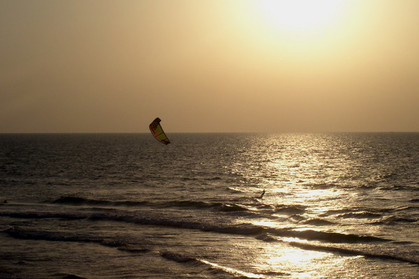 Surfing on the Mediterranean