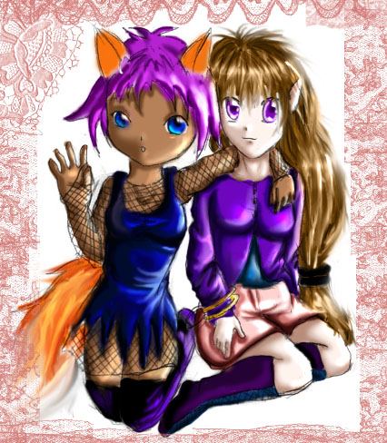 Hotaruna & Dagger chibifyed